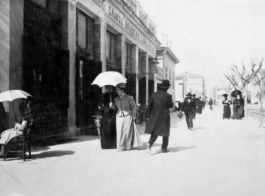 Νεοελληνική Ιστορική Συλλογή Κωνσταντίνου Τρίπου / Αναστάσιος Κούπας / Η οδός Πανεπιστημίου, 1900 περίπου